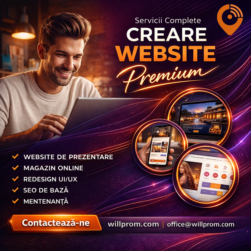 creare magazin online produse